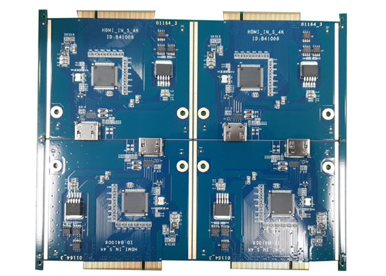 Prototipo de múltiples capas azul de la asamblea del PWB de SMT HDI para Driverless