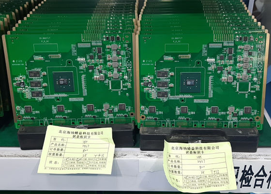 El tablero de múltiples capas del PWB del ISO FR4 HDI, 6 capas 8 acoda el tablero electrónico del PWB